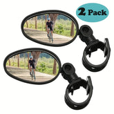 1/2PC Bike Mirror 360 Degree Adjustable Rotatable Handlebar Mirror Wide Bycicle Accessories Cycling Rear View Mirror Accesorios - Pogo Cycles