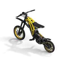 79BIKE TITAONE S Electric Bike in yellow and black on a white background