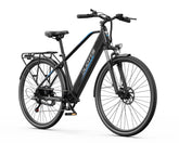 Black DUOTTS C29 Lite Electric Bike with brand logo on a white background