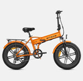 Orange - Engwe EP-2 Boost Electric Bike on a white background