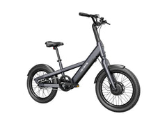 Gray Heybike EC Compact City Electric Bike on a white background - Pogo Cycles, Ireland