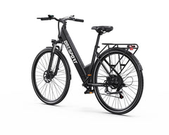 ONESPORT OT12 Urban Electric Bike on a white background - Black