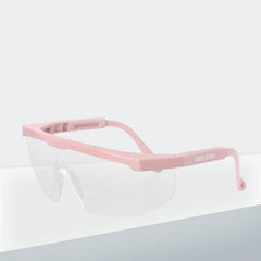 1 Pair of Splash Proof and Dust-Proof Neutral PC Lens Bicycle Goggles, Impact Resistant Welding Riding Decorative Glasses