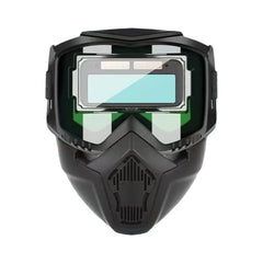 Head-Mounted Automatic Light-Changing Welding Helmet Detachable Adjustable Band Split Type Breathable Mask