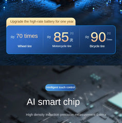 Wireless Air Pump 150psi Touch Screen/Key Portable Electric Tire Inflator For Car Bicycle Motorcycle Mini Air Compressor Injecto