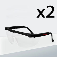 1 Pair of Splash Proof and Dust-Proof Neutral PC Lens Bicycle Goggles, Impact Resistant Welding Riding Decorative Glasses