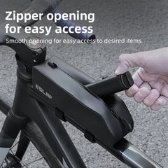 ESLNF Bike Tube Bag Mountain Road Bike Large Capacity Hard Shell Waterproof Front Handlebar Pack Bike Riding Equipment