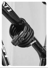 WEST BIKING Antifreezing Bicycle Cable Lock Portable Anti-Theft Bike Wire Lock With 2 Keys E-Bike Scooter Motorcycle Safety Lock