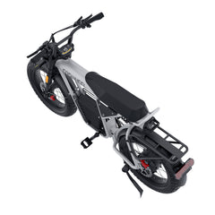 Top view of Coswheel CT20 2.0 Cargo Electric Bike on a white background