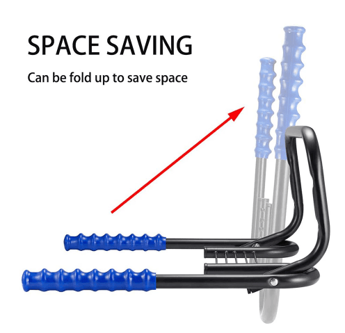 Foldable view of Foldable Bike Wall Mount Rack - Pogo Cycles