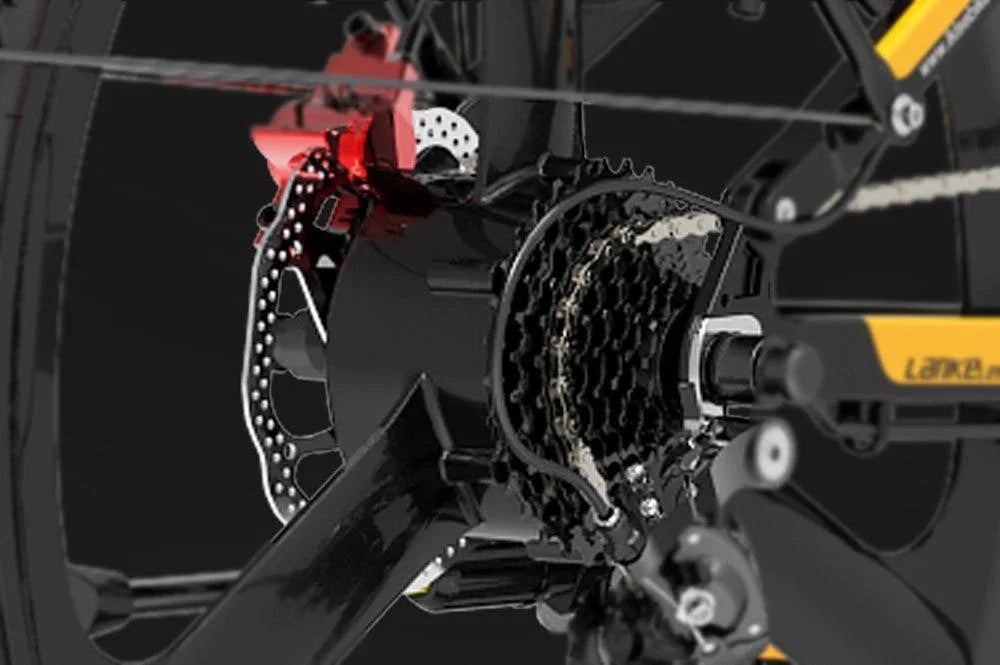 LANKELEISI XT750 Sports Version Electric Folding Bike - UK - Pogo Cycles