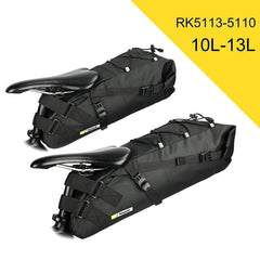 Rhinowalk Waterproof Bicycle Saddle Bag Stabilizer Bracket 10L-13L Large Capacity Tail Rear Bike Bag Holder Bike Trunk Bracket - Pogo Cycles