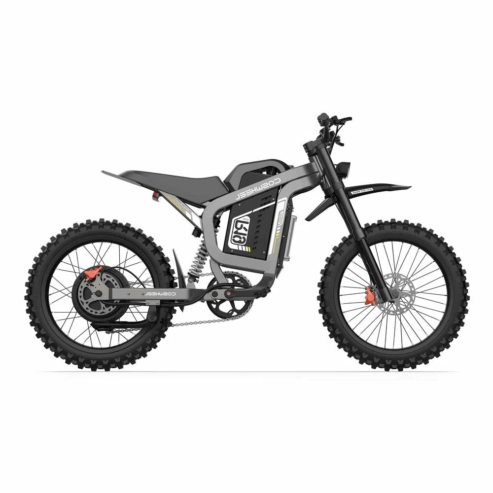 COSWHEEL R19 Electric Dirt Bike with off-road tires on a white background