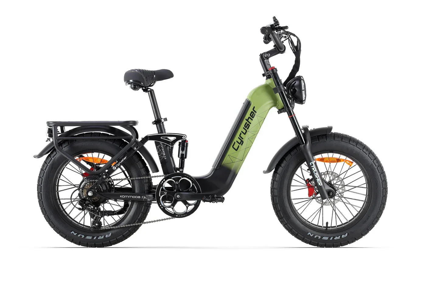 Fat Tire Cyrusher Electric Bike Cyrusher Trax All Terrain Electric