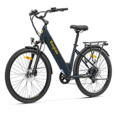 Eleglide T2 Electric City & Mountain Bicycle with 'Eaglide' branding on a white background