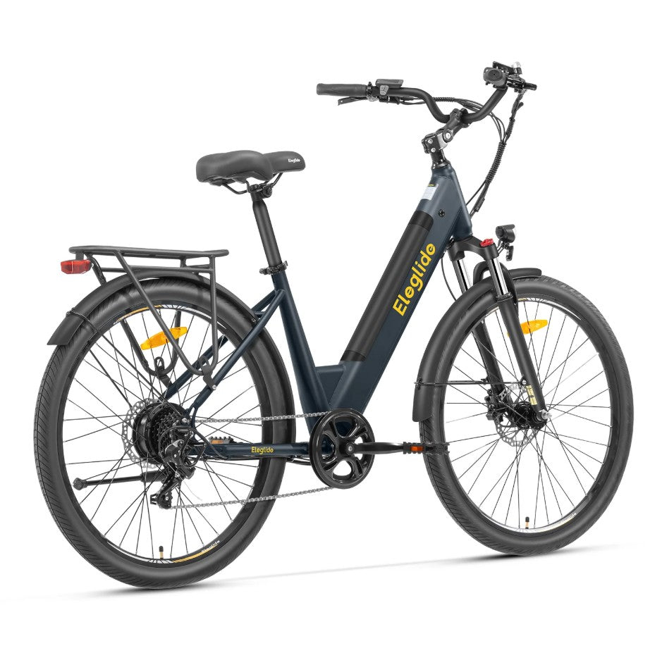 Eleglide T2 Electric City & Mountain Bike branding on a white background - Pogo Cycles