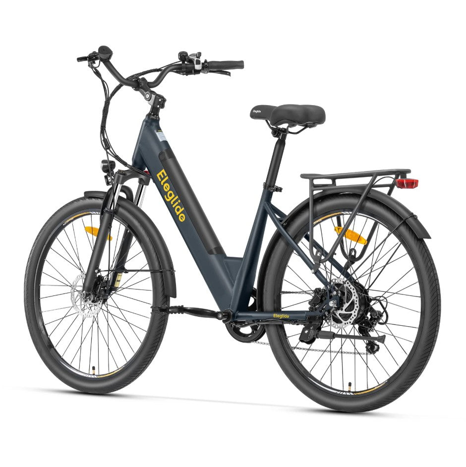 Eleglide T2 Electric City & Mountain Bike branding on a white background - Pogo Cycles