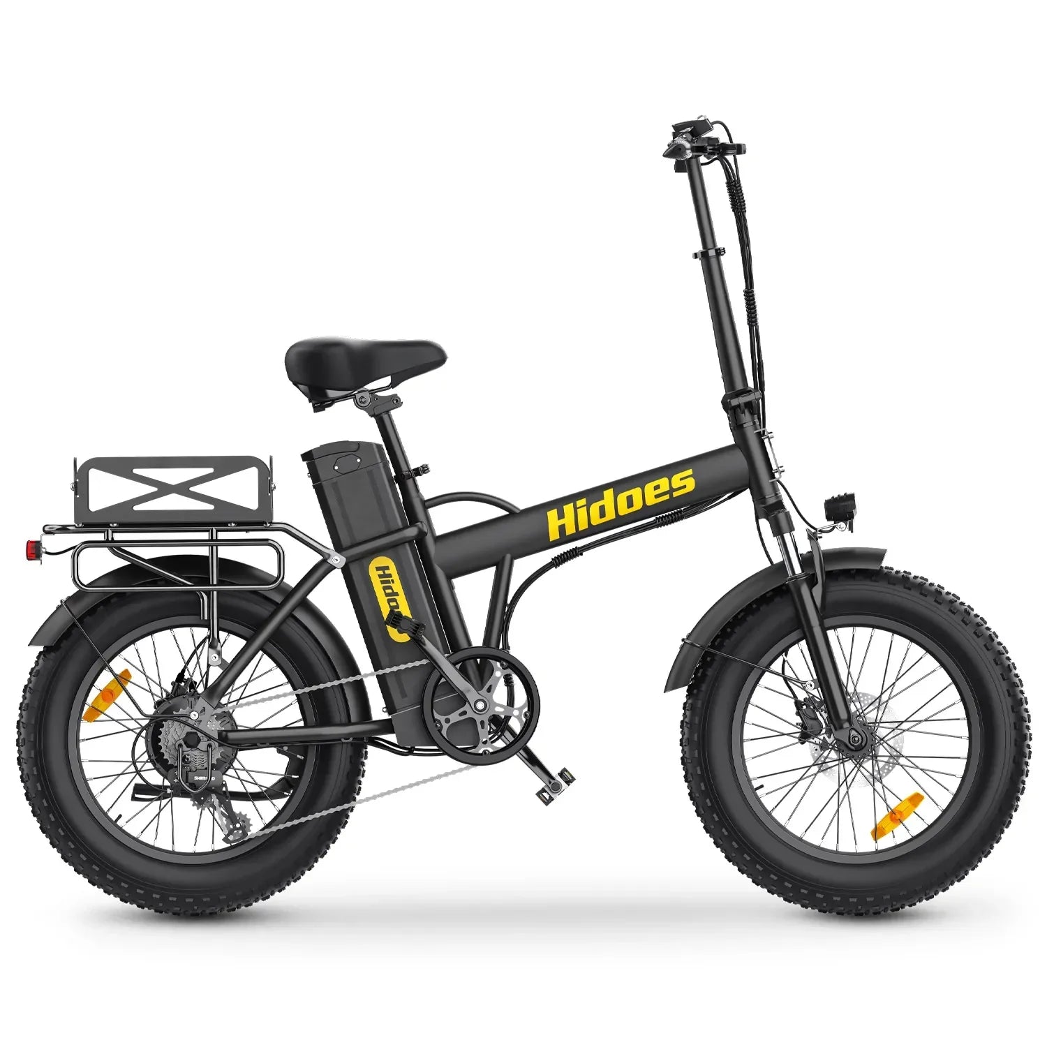 Black Hidoes F3 Pro Electric Bike with 'Hidoes' branding on a white background