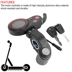 Electric Scooter Meter 6 Pin Display  ZQ-100  LCD Display Mileage Meter Speed Adjustable for Electric Scooter Dashboard With Key