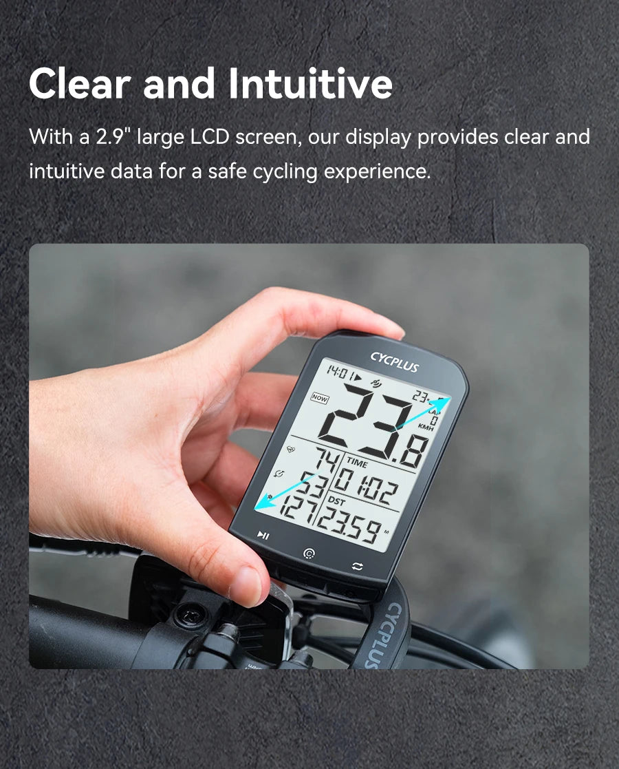 CYCPLUS M1 GPS Bicycle Computer Cycling Speedometer - Pogo Cycles