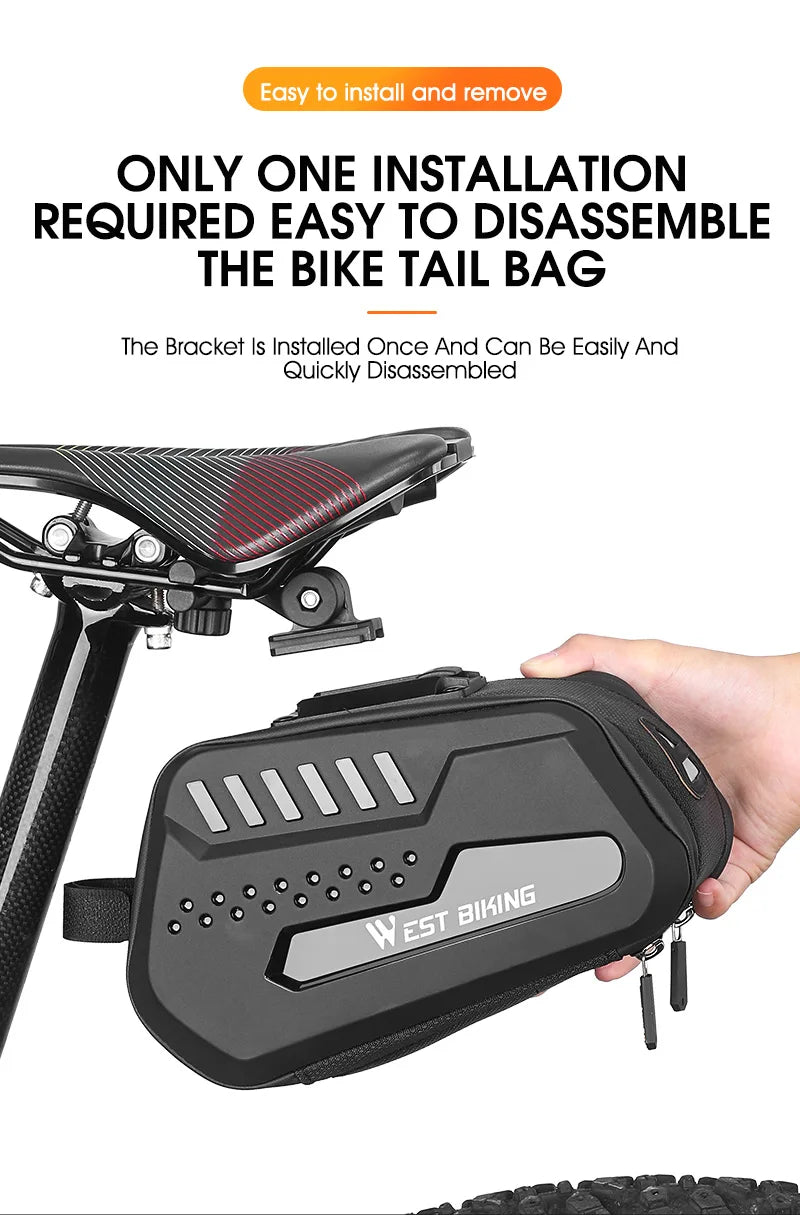 WEST BIKING Waterproof Bicycle Saddle Bag - Pogo Cycles