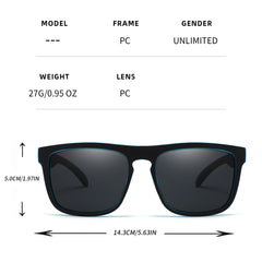 VAGHOZZ Brand New UV400 Men Women Sunglasses Driving Sun Glasses Outdoor Sport Eyewear Male Female Square Eyeglasses
