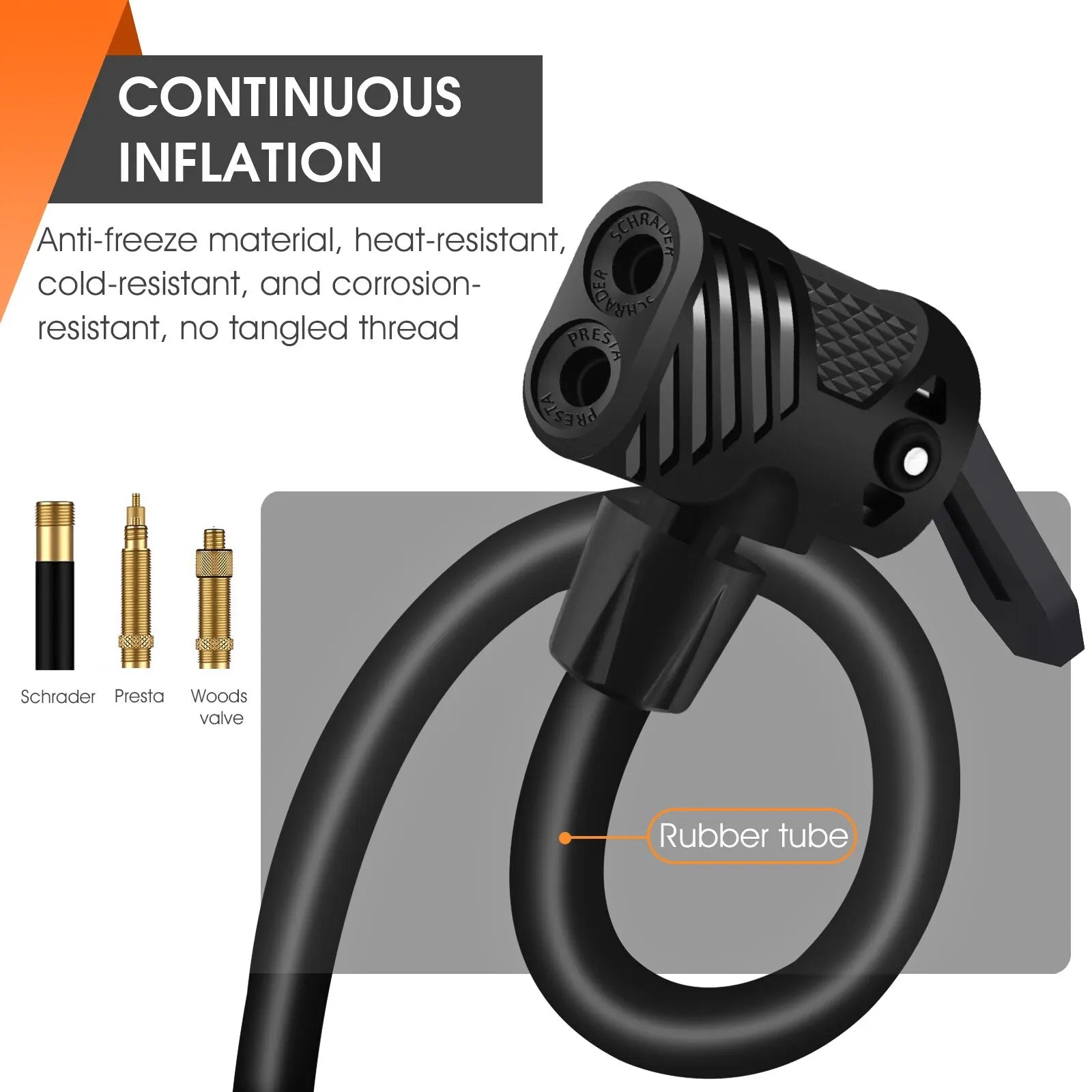 WEST BIKING 160PSI High Pressure Pump Schrader Presta MTB Bicycle Floor Pump Cycling Air Pump Tire Ball Motorcycle Car Inflator