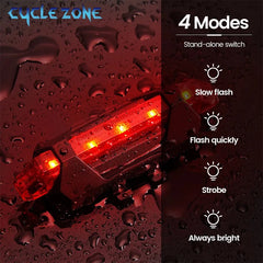 Bike Light Set Bicycle Headlight Taillight USB Rechargeable MTB Bike Front Rear Lamp Set Cycling Flashlight Bicycle Accessories