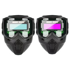 Head-Mounted Automatic Light-Changing Welding Helmet Detachable Adjustable Band Split Type Breathable Mask