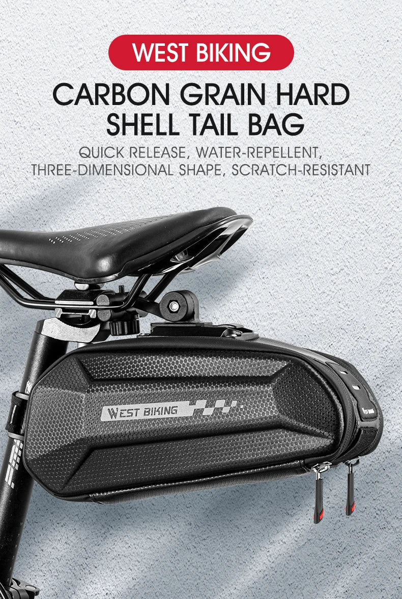 WEST BIKING Waterproof Bicycle Saddle Bag - Pogo Cycles