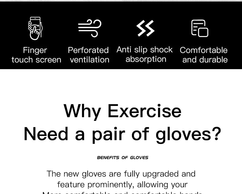 1 Pair Of All-finger Gloves Breathable Shock-proof Touch-screen Bike Gloves Spring And Summer Mountain Bike Road Riding Gloves