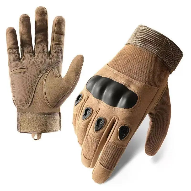 Tactical Military Gloves, Color Bullet Air Gun Shooting, Soldier Combat Anti Slip Bicycle All Finger Gloves, MEN'S Clothing GLOV