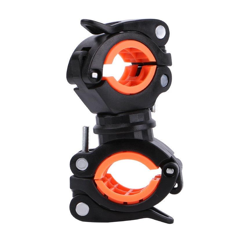 Bicycle Light Bracket Bike Lamp Holder LED Torch Headlight Pump Stand Quick Release Mount 360 Degree Rotatable - Pogo Cycles