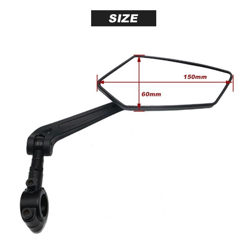 Bicycle Rear View Mirror Reflector/ Adjustable - Pogo Cycles