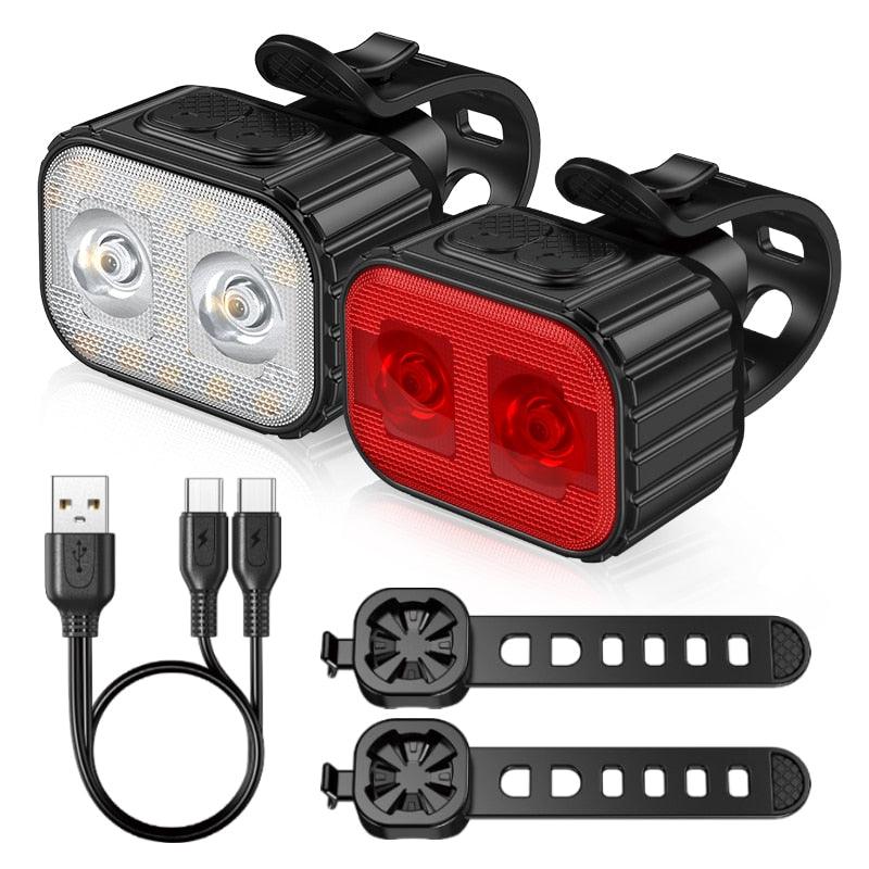 Bicycle Safety Warning Headlight & Taillight - Pogo Cycles