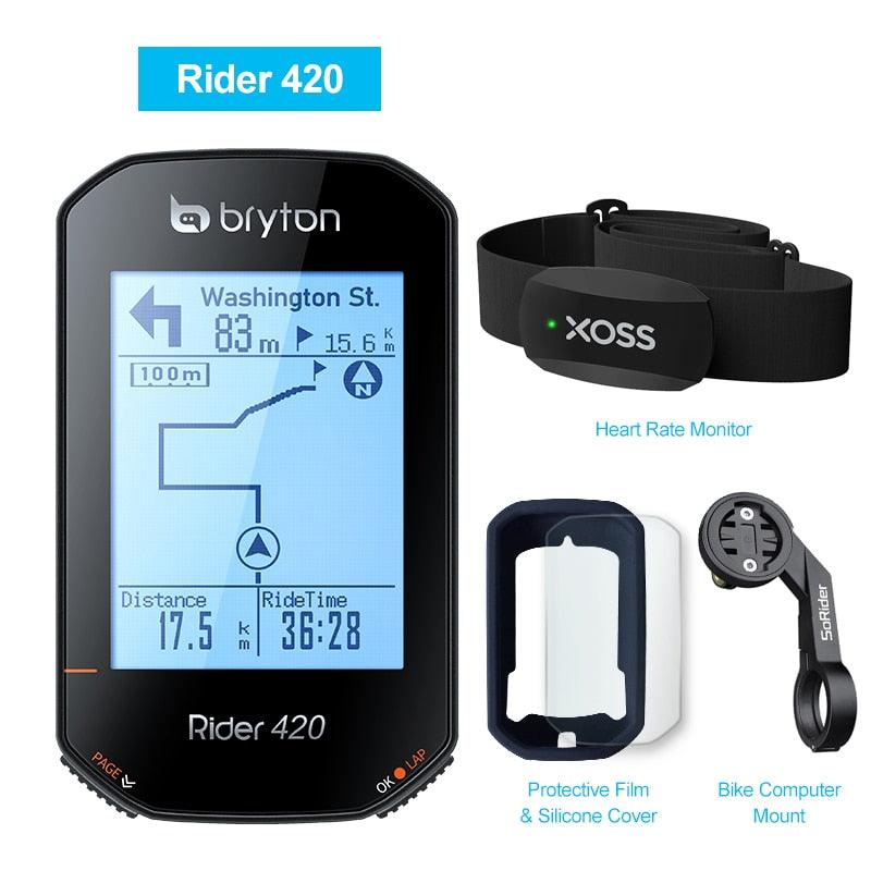 Bryton Rider420 420 420E Rider320 320 320E GPS Bike Computer Bicycle Japanese Italian German Portuguese Spanish Cycling Odometer - Pogo Cycles