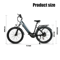 CMACEWHEEL L26 Moped Commuter Electric Bike - Pogo Cycles