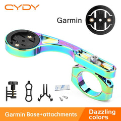 CYDY MTB Bicycle Garmin Mount Edge 130 520 820 Bike Computer Holder Aluminum alloy Bryton Rider 420 Wahoo IGPSPORT XOSS G+parts - Pogo Cycles