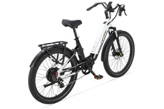 Cyrusher Sprint Electric City Bike in white back view in white background