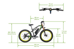 CYSUM M900 Electric Bike - UK - Pogo Cycles