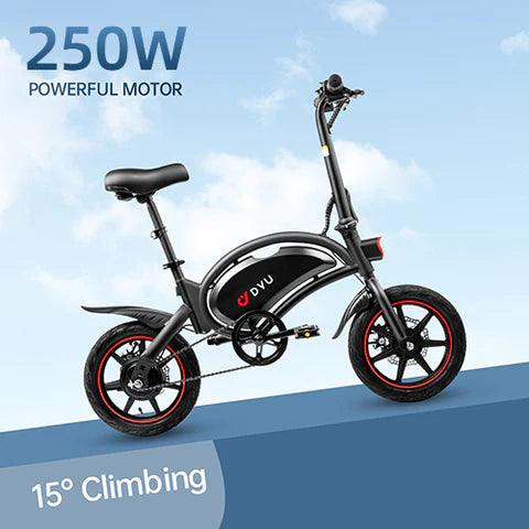 DYU D3F Upgraded Folding Electric Bike - Pogo Cycles