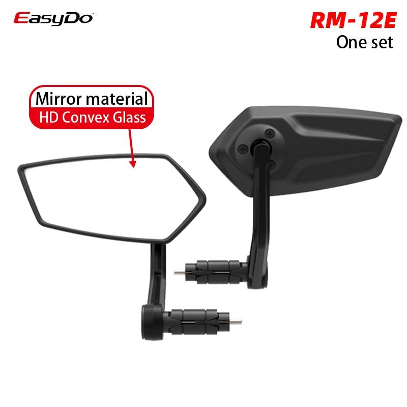 Easy Do Bicycle Handlebar Rear View Mirror 360 Rotate - Pogo Cycles