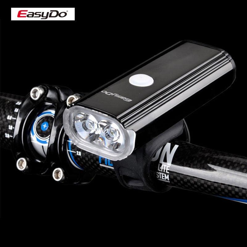 Easydo EL-1110 Dual XPG LED Headlight Alloy Housing 4400mAH Battery 1000Lumen 360 Degree Rotation Cycling Lighting Front Lantern - Pogo Cycles