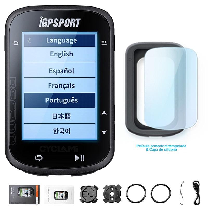 IGPSPORT BSC200 200 Wireless Bicycle Computer GPS Bike Speedometer Cycling Odometer 2.5in ANT+ APP Sync Slope Altitude - Pogo Cycles