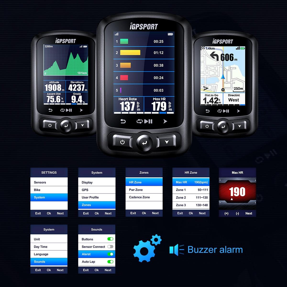 iGPSPORT iGS620 iGS520 BSC300 GPS Cycling Computer Navigation Speedometer Odometer Bike Accessories - Pogo Cycles