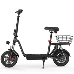 iScooter i12 Electric Scooter With Seat & Carry Basket - Pogo Cycles