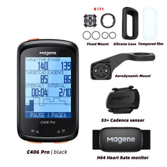 Magene C406 Bike GPS Computer C406 Pro MTB Road Cycle Smart Wireless Waterproof Speedometer Bicycle Odometer Stra - Pogo Cycles