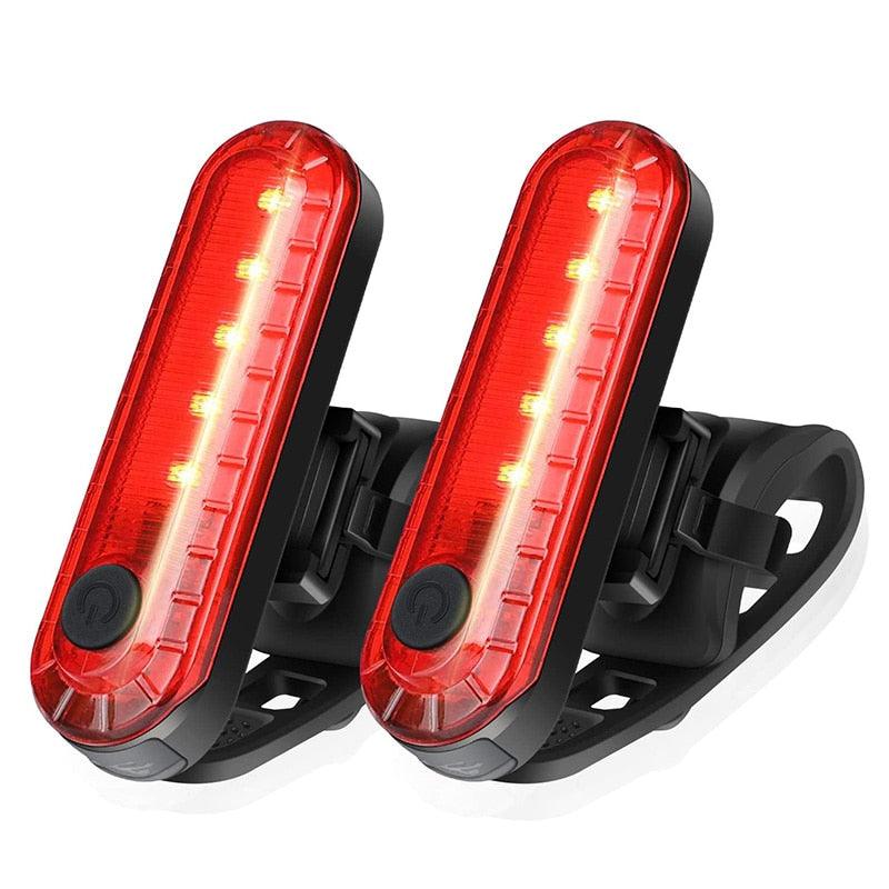 Rear Bike Tail Light USB Rechargeable - Pogo Cycles