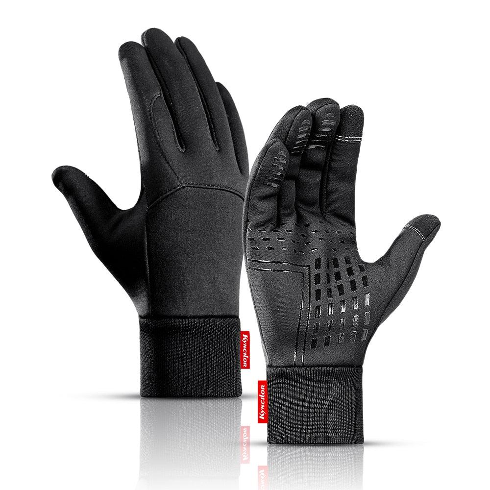 Winter Gloves Men Cycling Bike Women Thermal Fleece Cold Wind Waterproof Touch Screen Bicycle Warm Outdoor Running Skiing Mitten - Pogo Cycles available in cycle to work