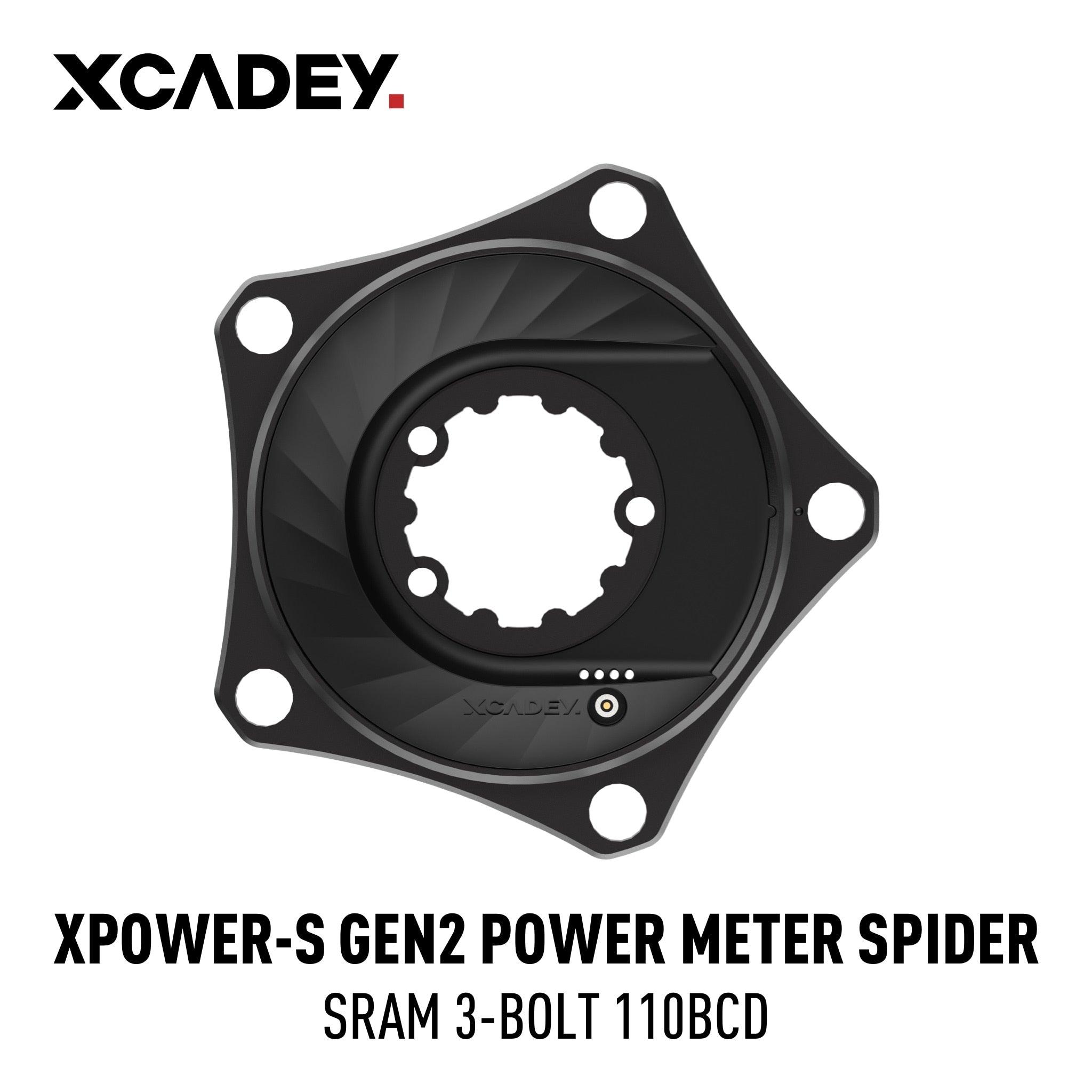 XCADEY XPOWER-S Road Bicycle Bike MTB Spider Power Meter For SRAM ROTOR RaceFce Crank Chainring 104BCD 110BCD - Pogo Cycles